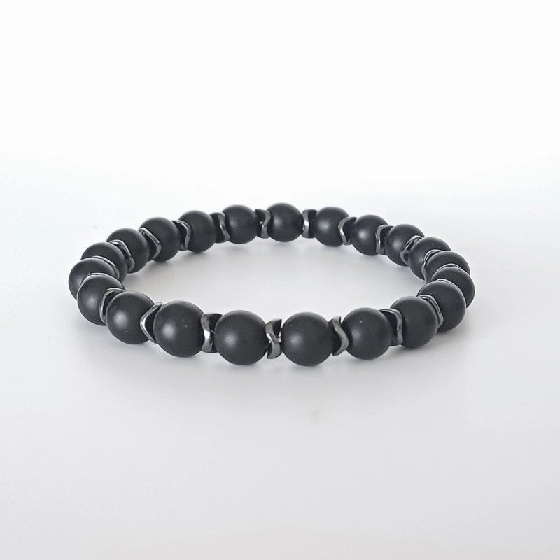 Chrysostomos Handmade Bracelet with Onyx