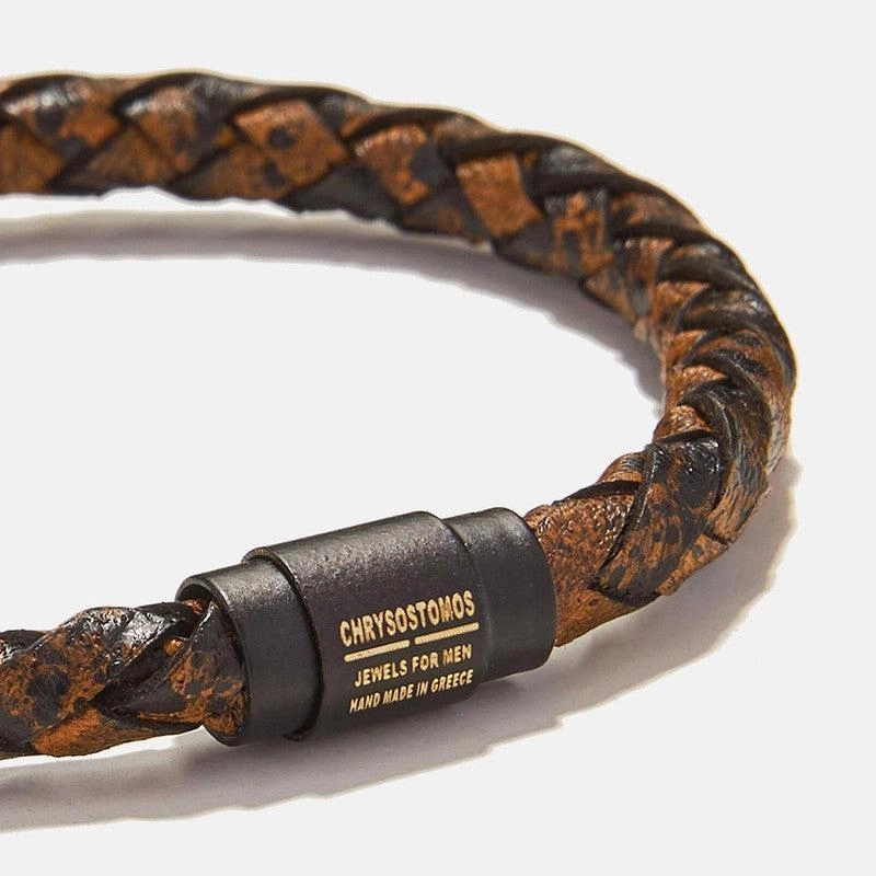 Chrysostomos Handmade Leather Bracelet