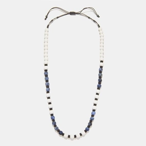 Chrysostomos Handmade Necklace with Sodalite & Onyx
