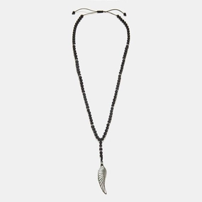 Chrysostomos Handmade Rosary Necklace with Onyx