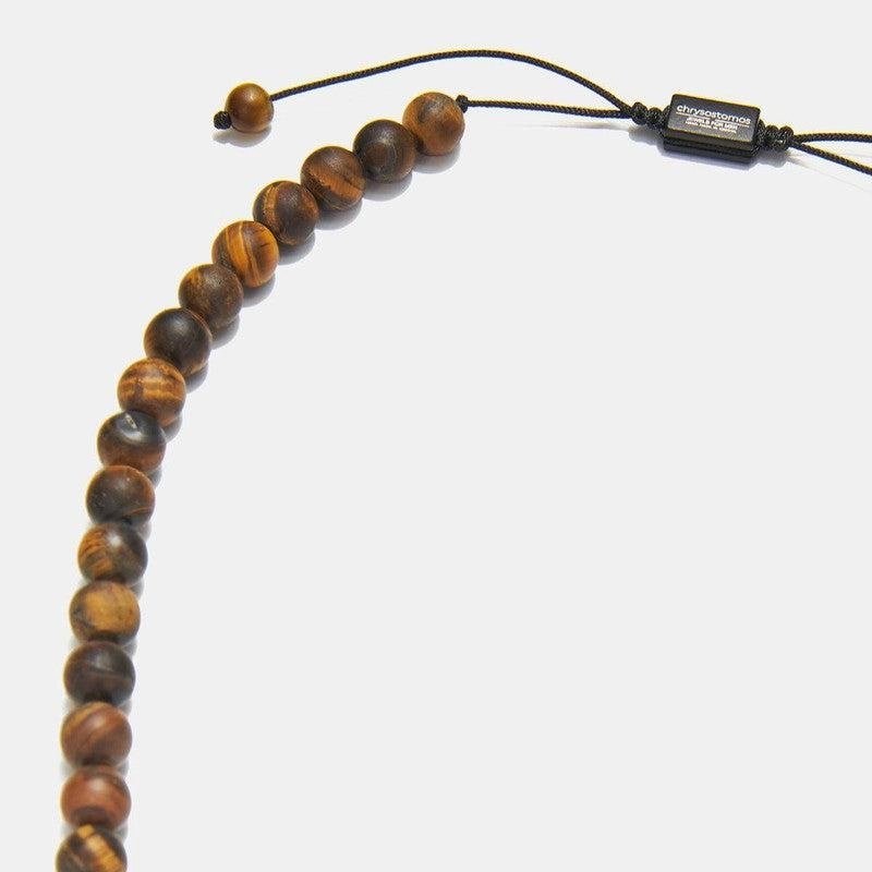 Chrysostomos Handmade Rosary Necklace with Tigera??s Eye