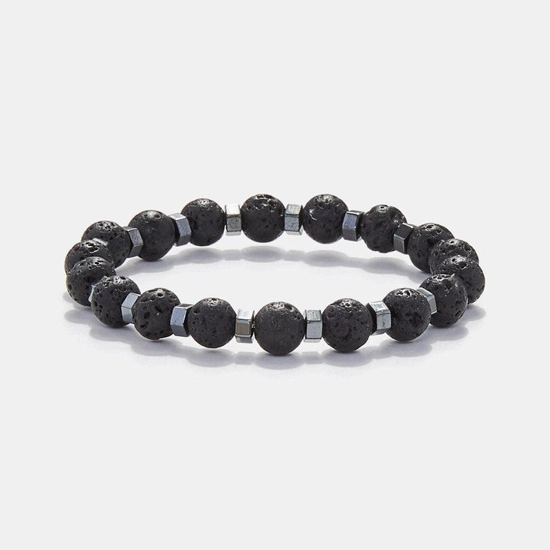 Chrysostomos Kids Bracelet Handmade Natural Mineral Lava Stones