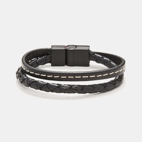 Chrysostomos Kids Handmade Bracelet with Black Braid Strap