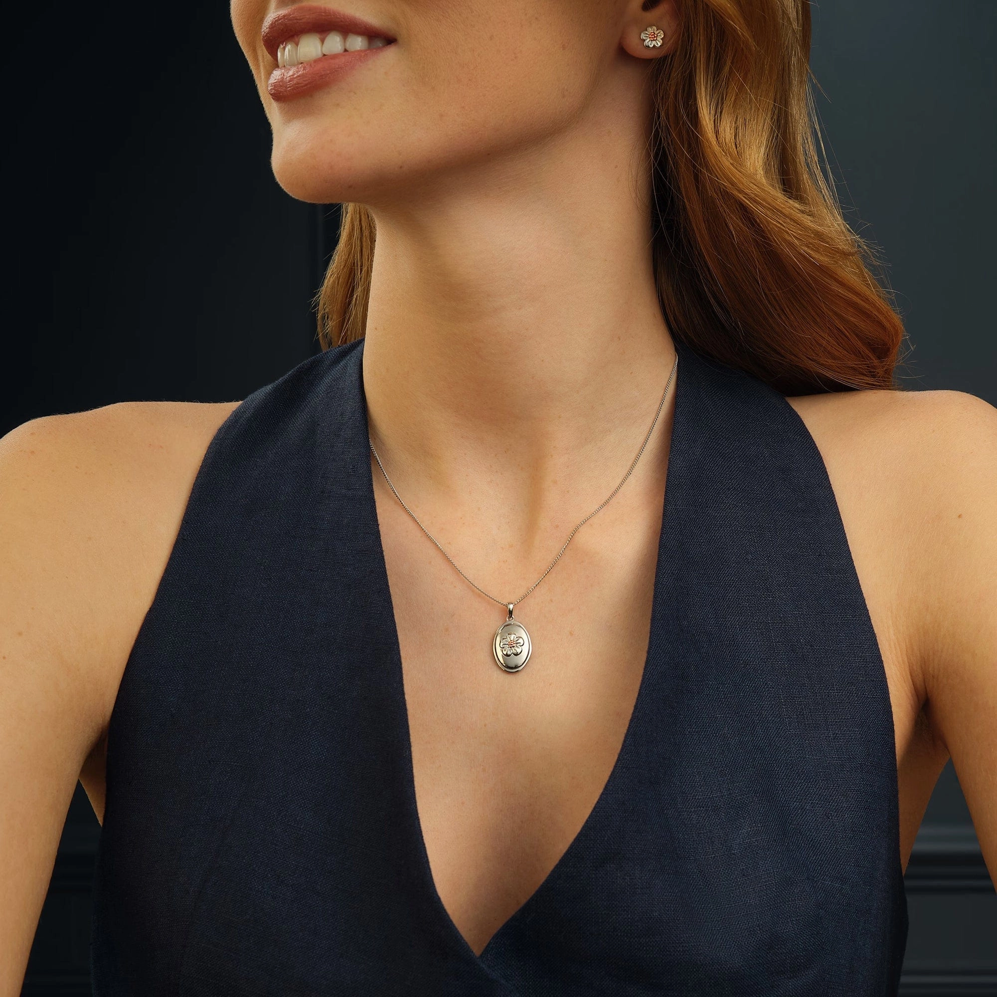 Clogau Natures wonder Forget-Me-Not Sterling Silver Pendant