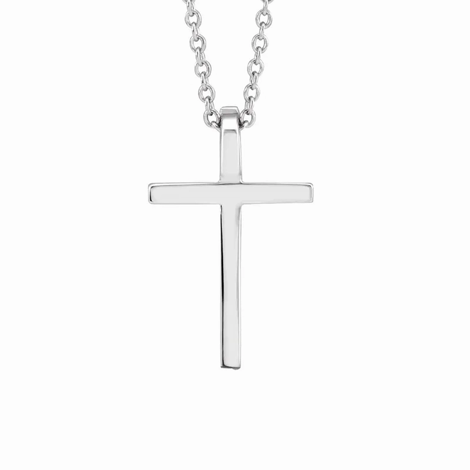 Cross Necklace in Sterling Silver