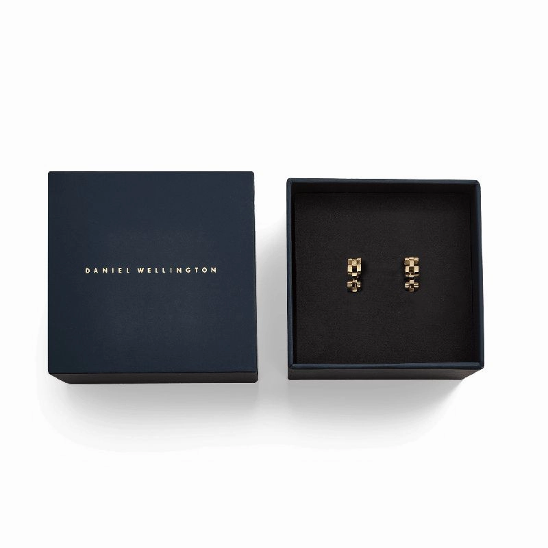 Daniel Wellington 3-Link Earrings Gold
