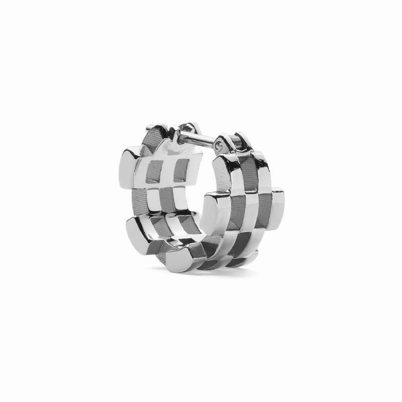 Daniel Wellington 3-Link Earrings Silver