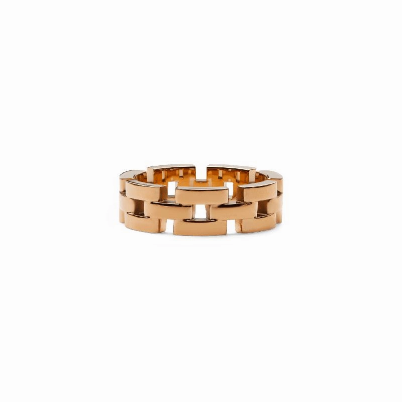Daniel Wellington 3-Link Ring Rose Gold