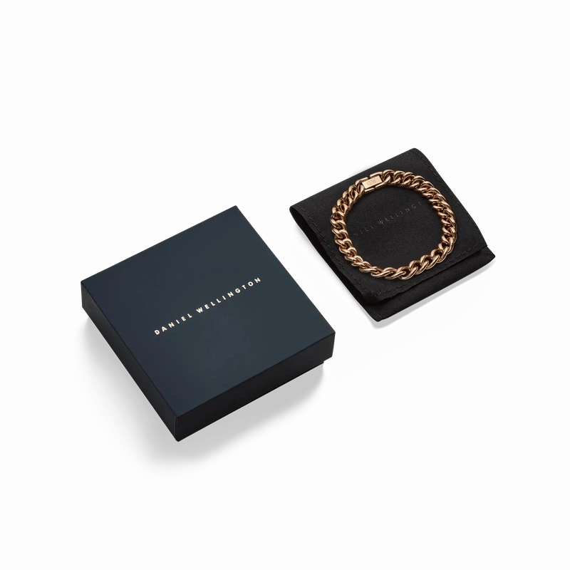 Daniel Wellington Chunky Chain Bracelet Rose Gold