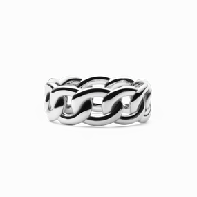 Daniel Wellington Chunky Chain Ring Silver