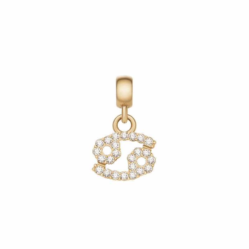 Daniel Wellington Crystal Cancer Zodiac Charm Gold