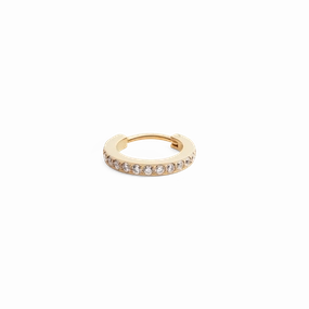 Daniel Wellington Crystal Hoop Earring Gold