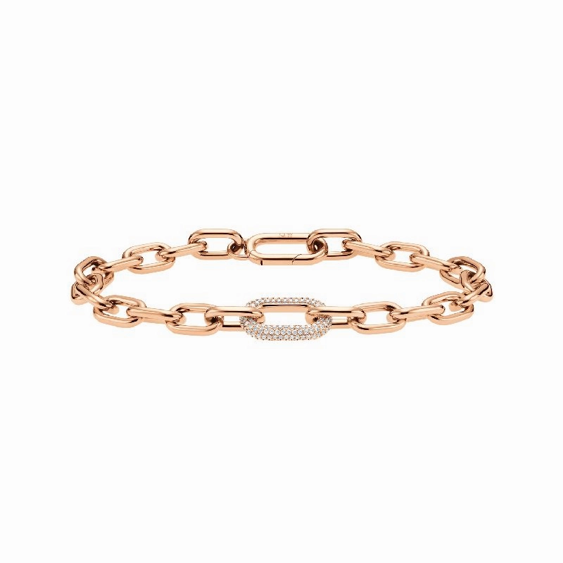 Daniel Wellington Crystal Link Bracelet Rose Gold
