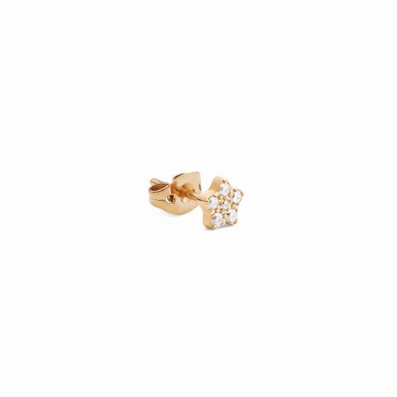 Daniel Wellington Crystal Star Stud Gold