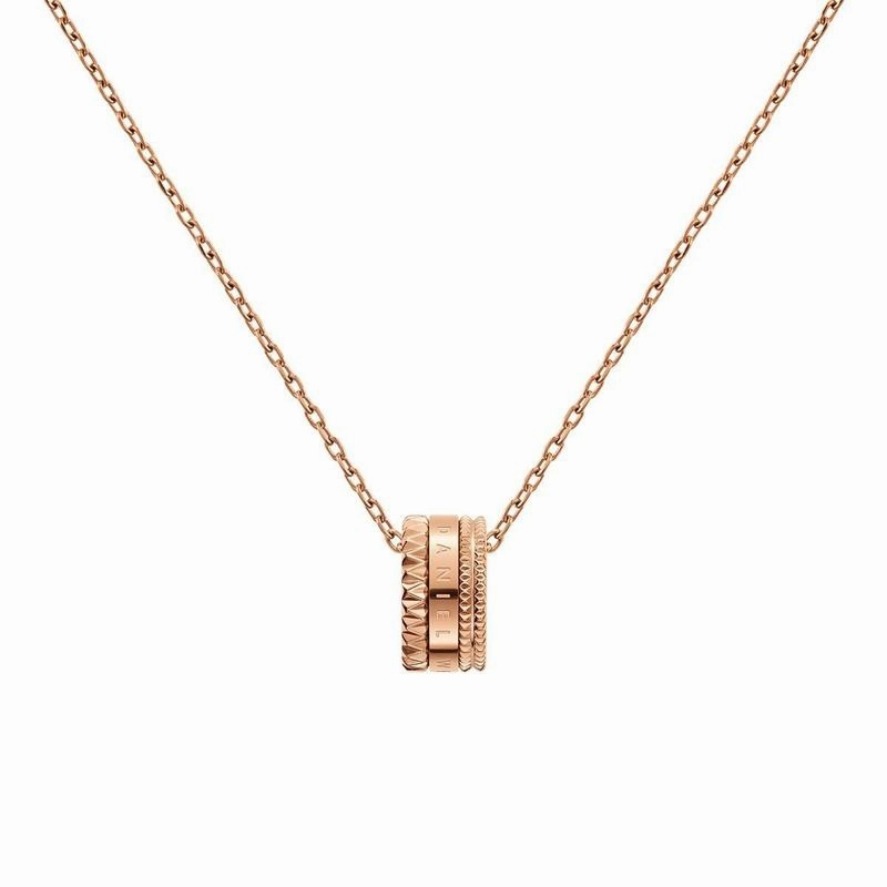 Daniel Wellington Elevation Necklace Rose Gold