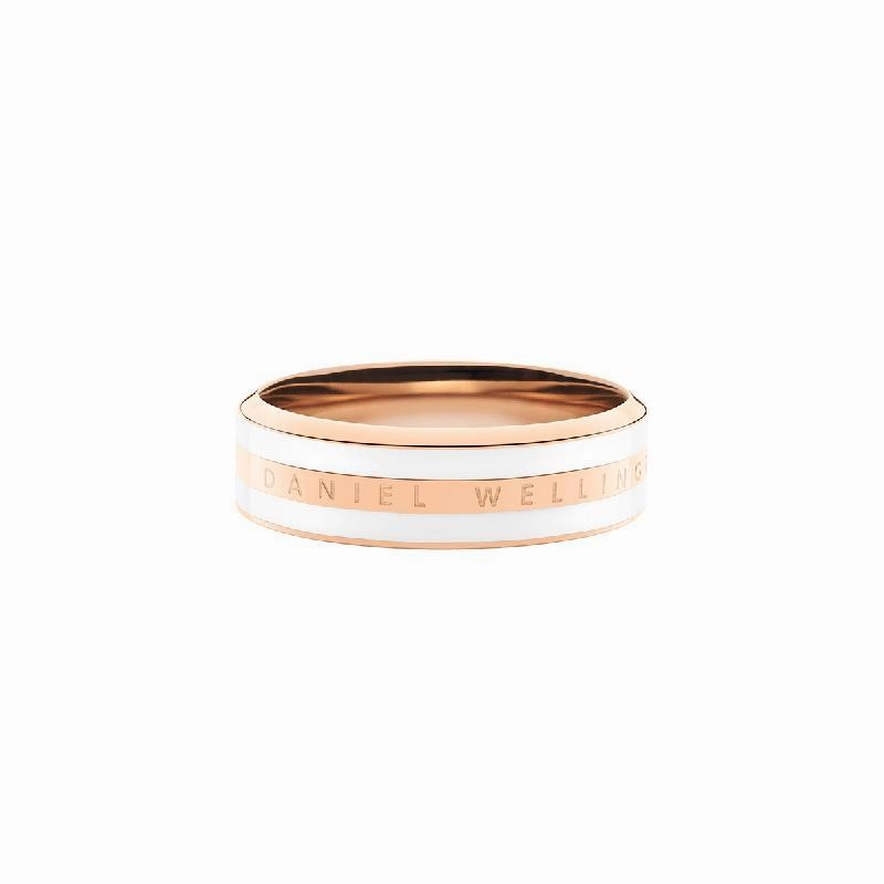 Daniel Wellington Emalie Ring Satin White Rose Gold
