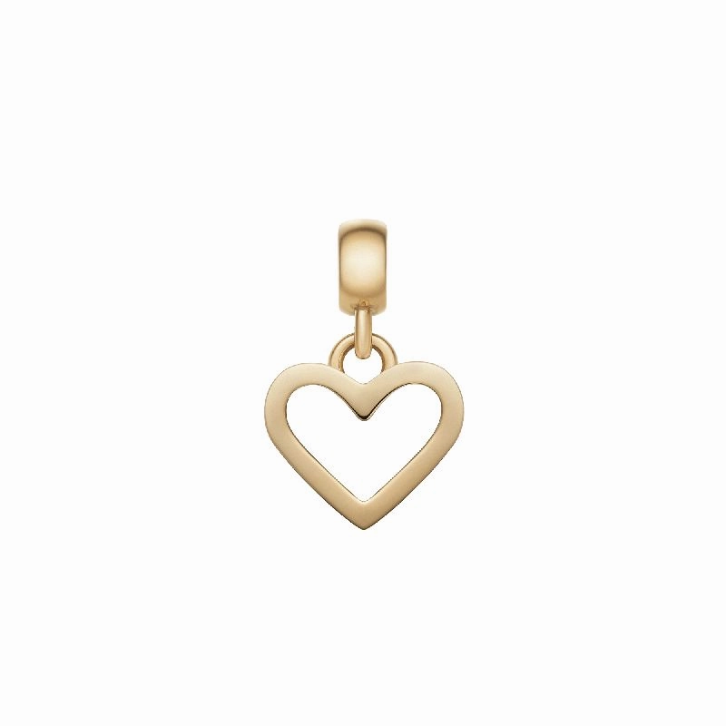 Daniel Wellington Heart Contour Charm Gold