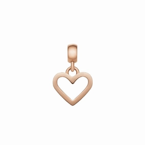 Daniel Wellington Heart Contour Charm Rose Gold