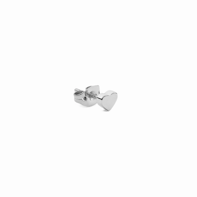 Daniel Wellington Heart Stud Silver