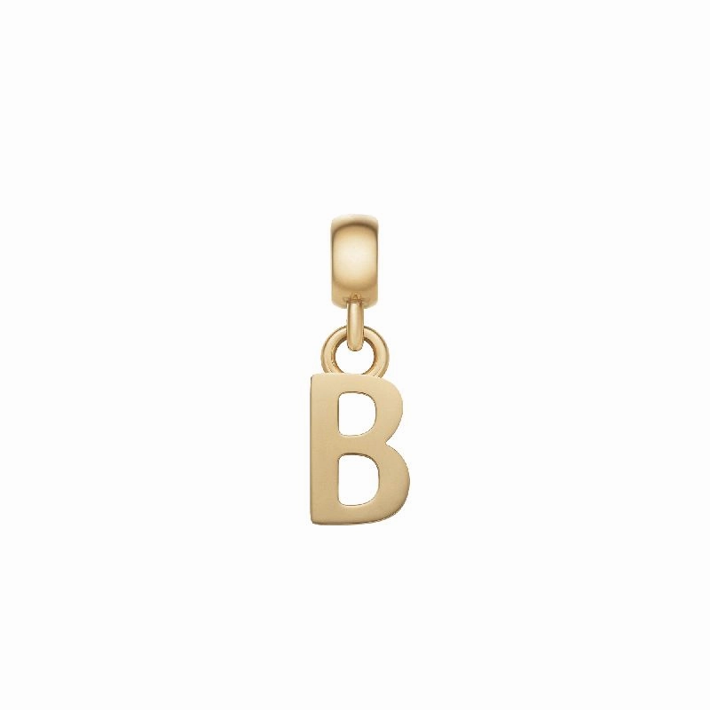 Daniel Wellington Letter B Charm Gold
