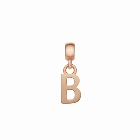 Daniel Wellington Letter B Charm Rose Gold