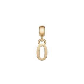 Daniel Wellington Letter O Charm Gold