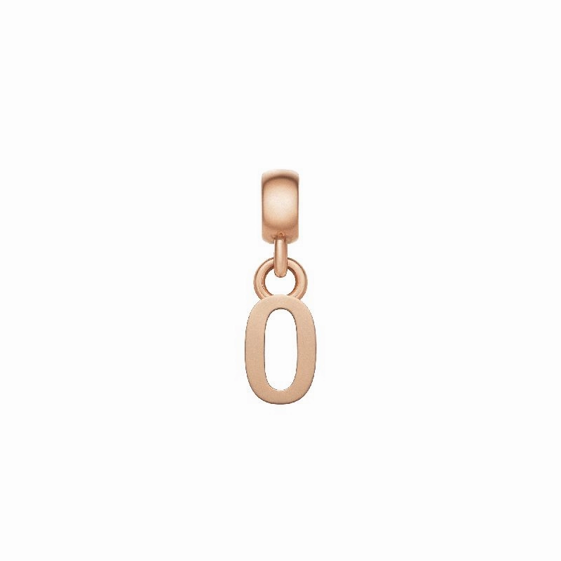 Daniel Wellington Letter O Charm Rose Gold