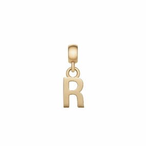 Daniel Wellington Letter R Charm Gold