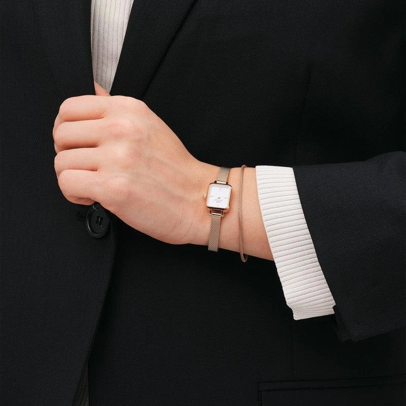 Daniel Wellington Melrose Mesh Bracelet Rose Gold