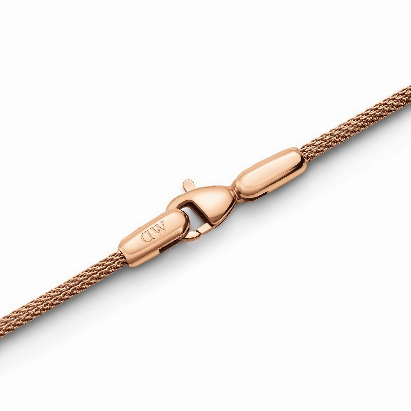 Daniel Wellington Melrose Mesh Bracelet Rose Gold