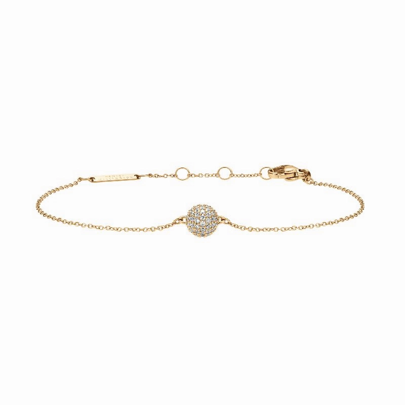Daniel Wellington Pave Crystal Pendant Bracelet Gold