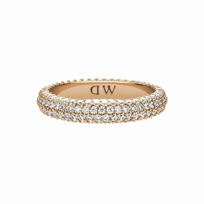 Daniel Wellington Pave Crystal Ring Gold