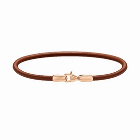Daniel Wellington St Mawes Leather Bracelet Rose Gold