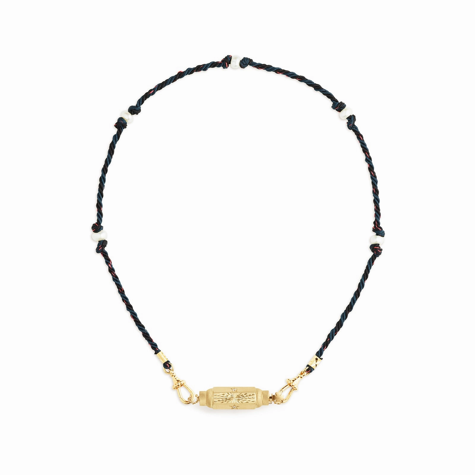 Diamond & Pearl Bead Baby Locket Necklace