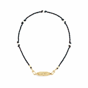 Diamond & Pearl Bead Baby Locket Necklace