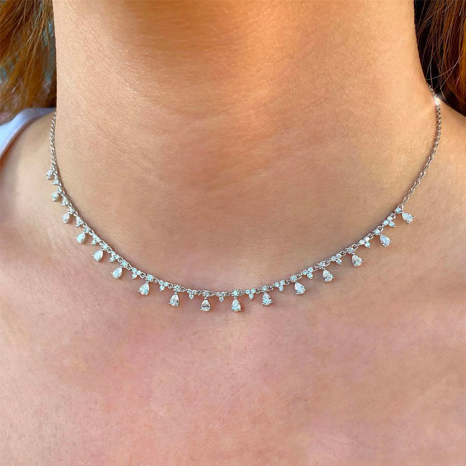 Diamond Drop Necklace