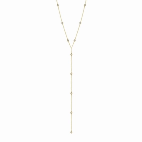 Diamond Eyeglass Y Necklace