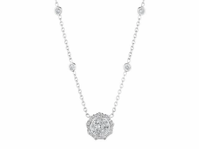 Diamond Illusion Set Pendant