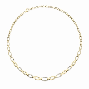Diamond Link Necklace