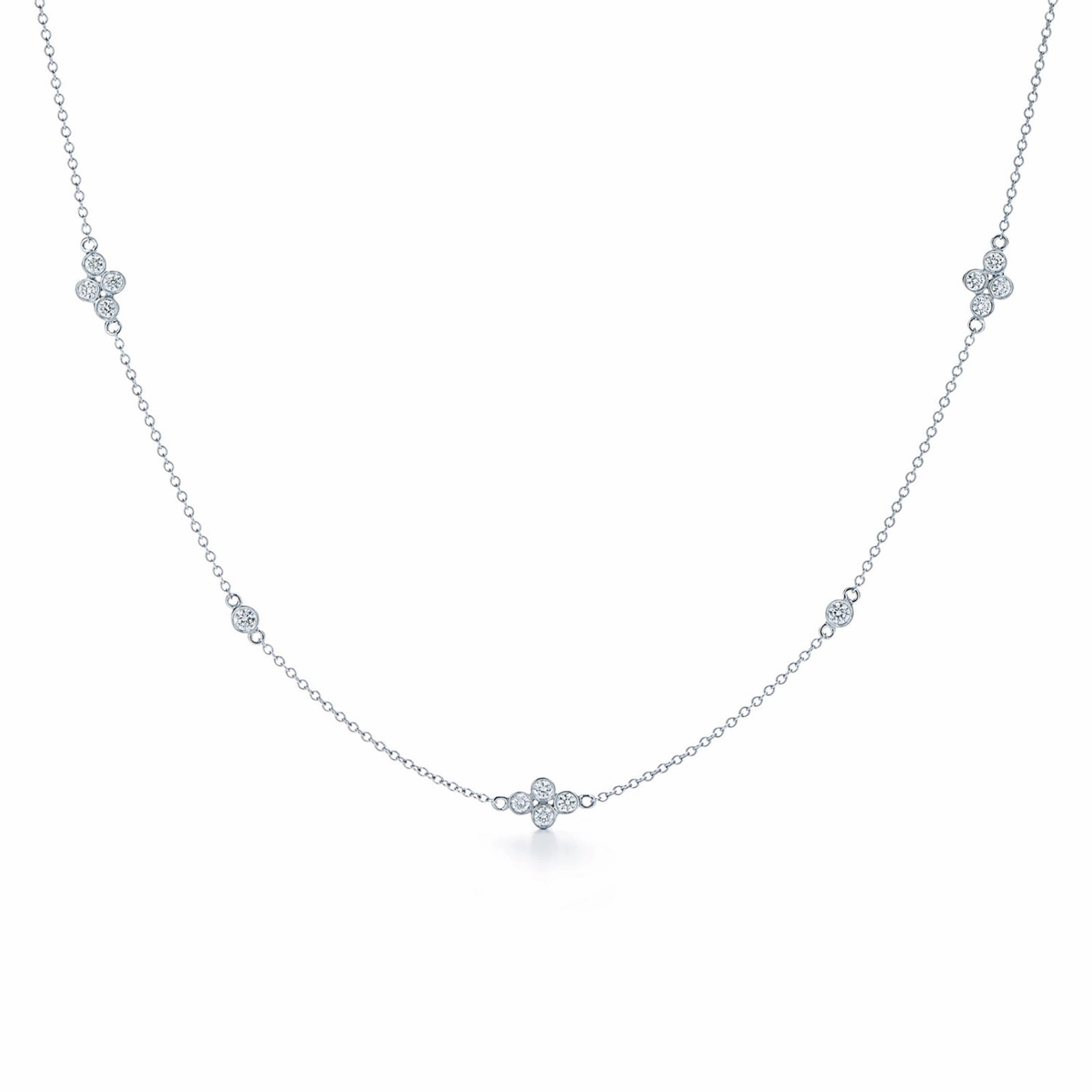 Diamond Strings Quads Necklace
