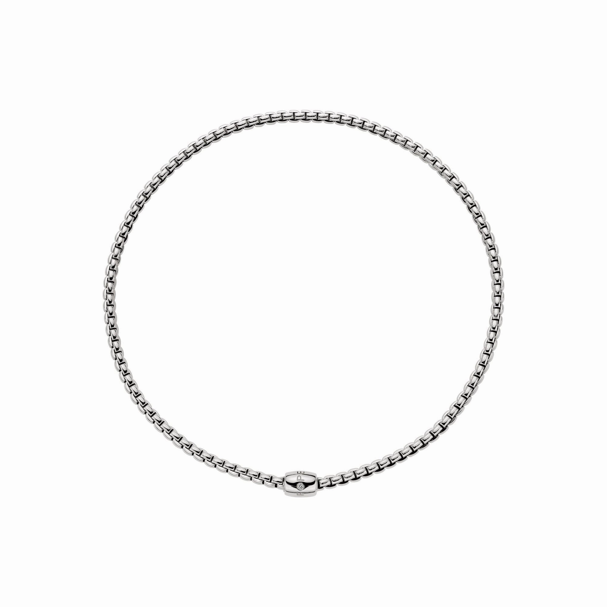 Eka Necklace Wht dia 0.01ct - 18ct White gold