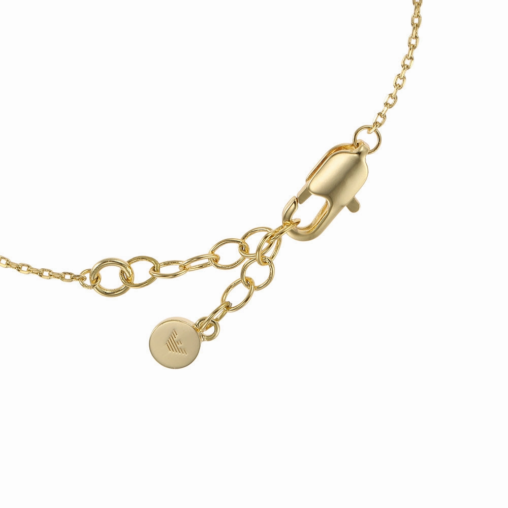 Emporio Armani Gold Plated Brass Sentimental Mother Of Pearl Bracelet