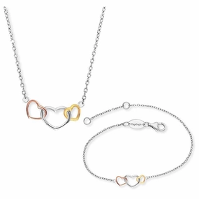 Engelsrufer 3 Tone With Love Heart Set