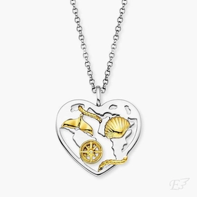 Engelsrufer Aloha Bicolor Heart Necklace