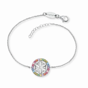 Engelsrufer Bracelet Flower of Life multicol CZ