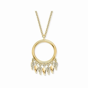 Engelsrufer Flying Wings Gold Tone Necklace
