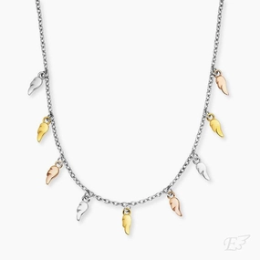 Engelsrufer Flying Wings Tri-color Necklace