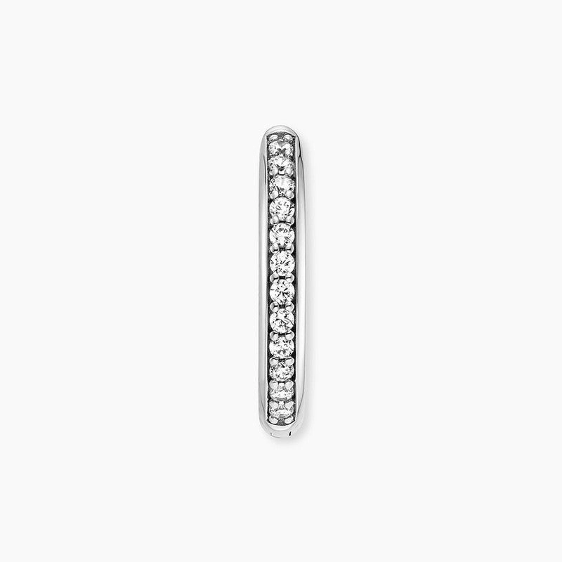 Engelsrufer Lola Silver Hoops with Zirconia