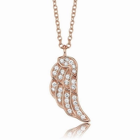 Engelsrufer Rose Gold Angel Wing Necklace