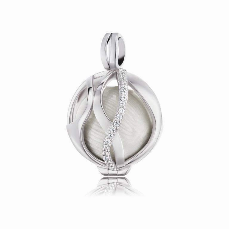 Engelsrufer Small Paradise Pearl CZ Sound Ball Pendant